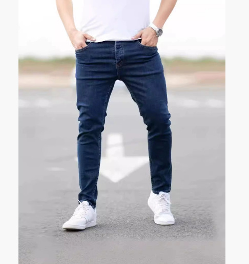 Elastic Denim Men's Pants Smal - đánh giá và giá Street Fashion Europe