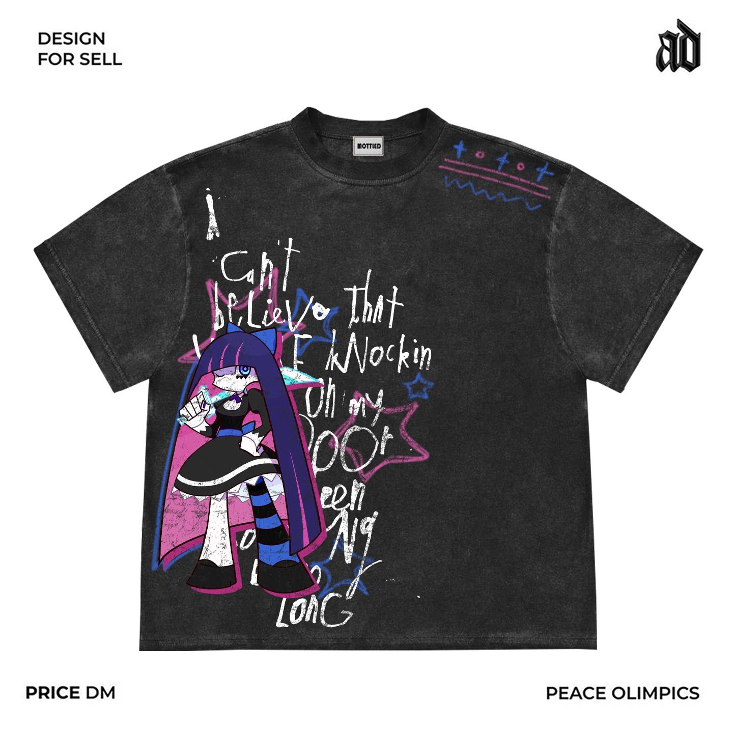 New ‌‌Panty & Stocking with Ga - đánh giá và giá Street Fashion Harajuku