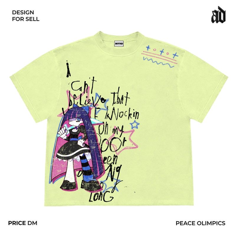 New ‌‌Panty & Stocking with Ga - đánh giá và giá Street Fashion Harajuku