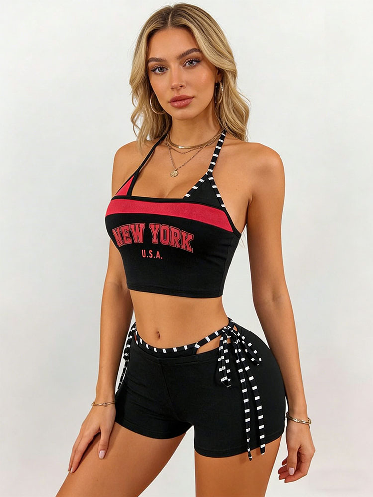 2026 New 2-piece Y2K Halter Um - đánh giá và giá Street Fashion New York 2026