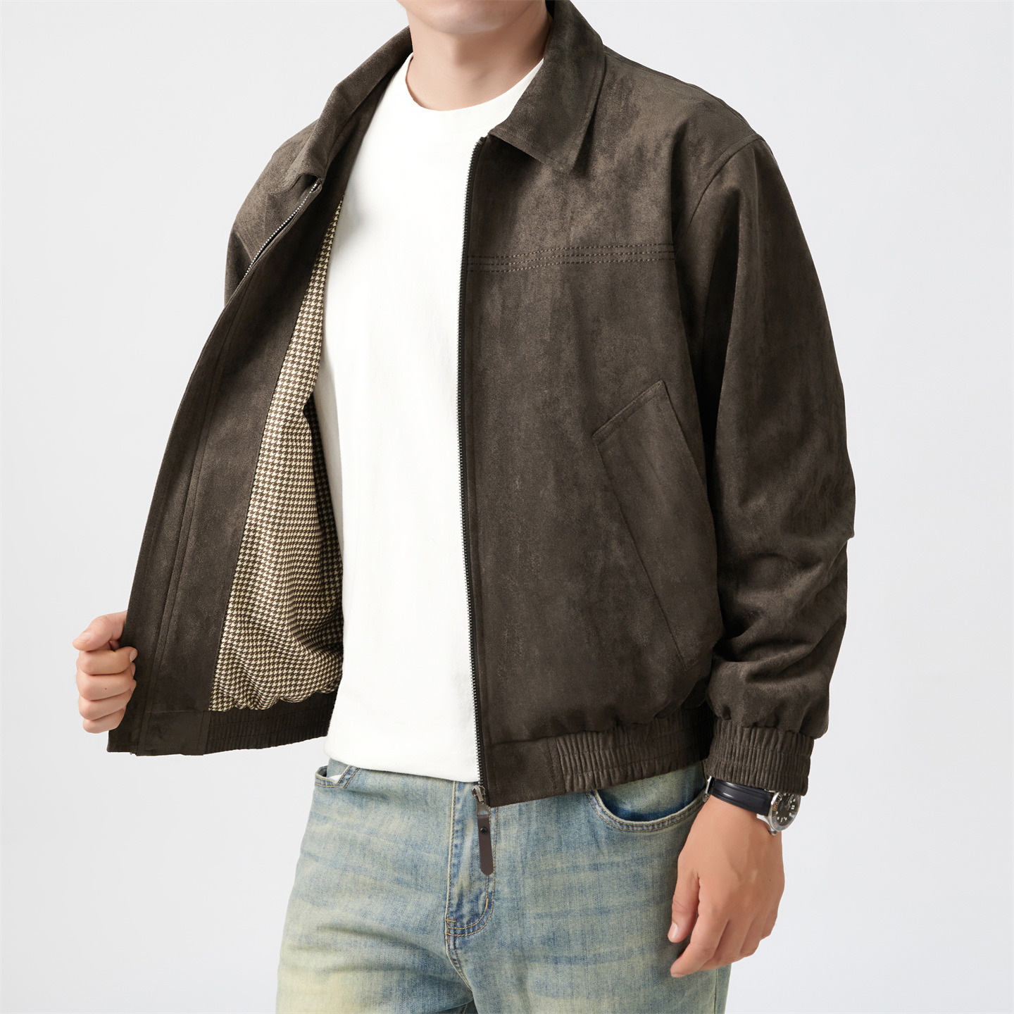 Men Cropped Boxy Minimalist Fa - đánh giá và giá Coach Jacket Bomber